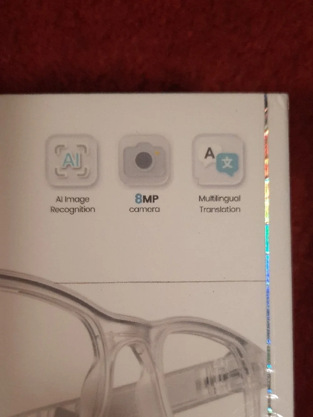 AIMB-G2 Clear Smart AI Language Translator Wearable Glasses